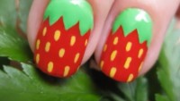FOTO: Jahodové nehty