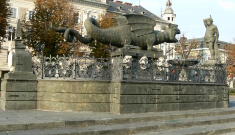 Klagenfurt - Lindwurmbrunnen