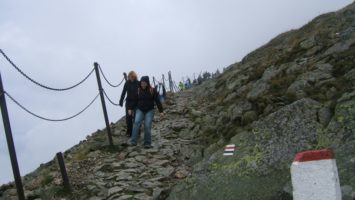 FOTO: Řetězová cesta na Sněžku