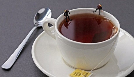 FOTO: Potápěči na šálku čaje, Christopher Boffoli