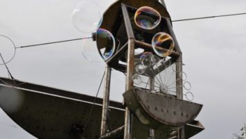 Bubble stroj na Karlově náměstí