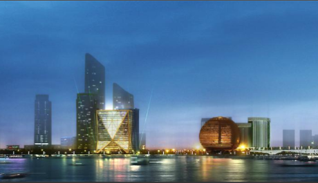 FOTO: &Uacute;střed&iacute; Citic Bank v č&iacute;nsk&eacute;m Hangzhou (studie z roku 2009)