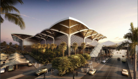 FOTO: Stanice pro rychlovlak Al Haramain (studie z roku 2009)