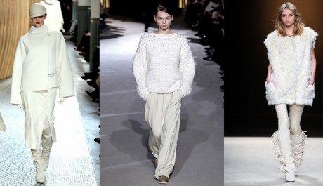 FOTO: B&iacute;l&aacute; barva na m&oacute;dn&iacute;ch přehl&iacute;dk&aacute;ch pro podzim/zimu 2011/12