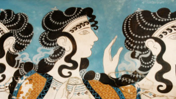 FOTO: Malby z paláce Knossos