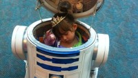 FOTO: Princezna uvnitř R2-D2