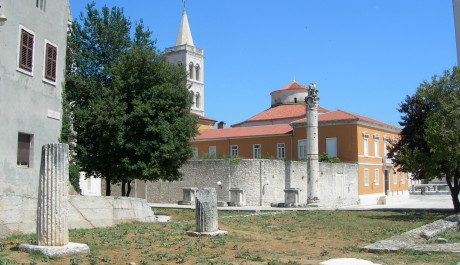 FOTO: Římské forum, Zadar, Chorvatsko
