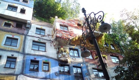 FOTO: Hundertwasserhaus ve Vídni