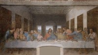 FOTO: Freska Leonarda da Vinciho s názvem Poslední večeře