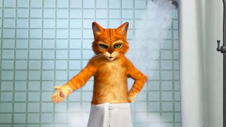 FOTO: Kocour v bot&aacute;ch v reklamě