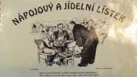 FOTO: jídelní lístek dobrá trafika