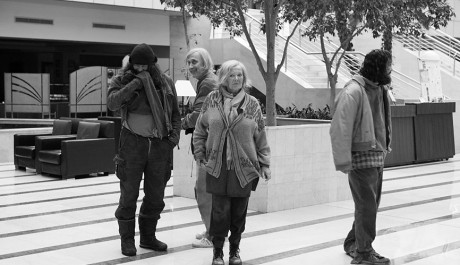 FOTO: Čtyři bezdomovci ze hry Domov můj