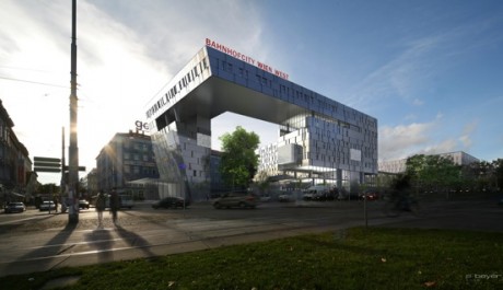 FOTO: Dominantou cel&eacute;ho komplexu je futuristick&aacute; administrativn&iacute; budova