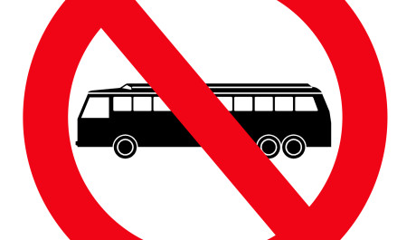 FOTO: Zákaz vjezdu autobusu