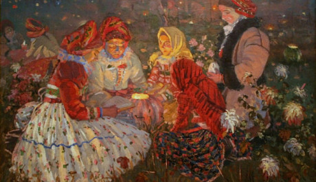 FOTO:  Joža Uprka, Dušičky, 1897, zdroj: Národní Galerie