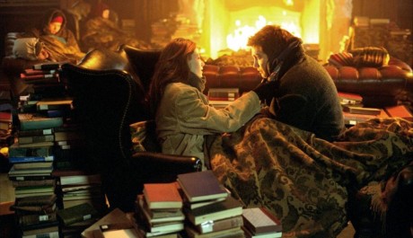 FOTO: Lepší než knihy by bylo pálit dřevěné vybavení knihovny