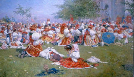 FOTO: Joža Uprka, Pouť u sv. Antonínka, zdroj: Národní galerie