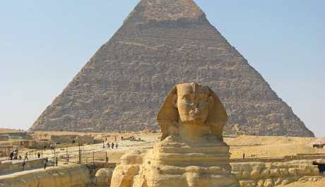 FOTO: Khafreova pyramida se sfingou