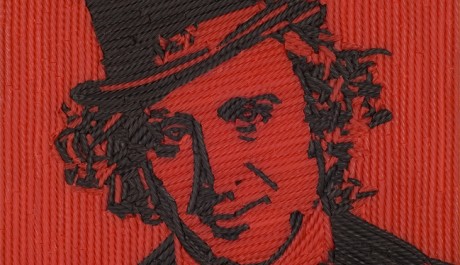 Willy Wonka vytvořen z tyčinek Red Vines FOTO: Willy Wonka vytvořen z tyčinek Red Vines