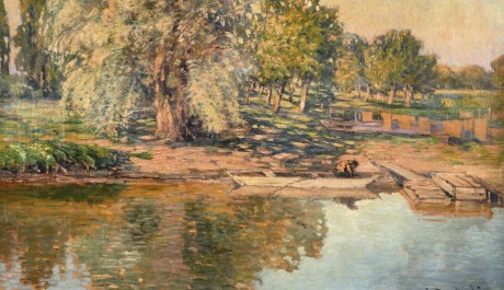 OBR: Václav Radimský: Rybář s pramicí