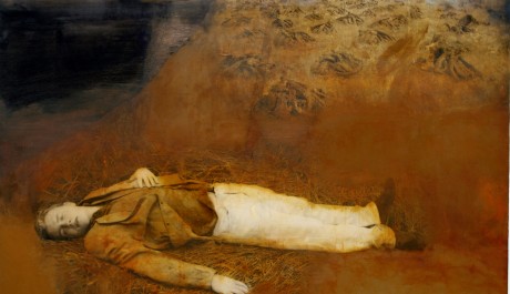 FOTO: Hughie O'Donoghue, Loučení, 2009, kombinovaná technika