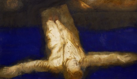 Foto: Hughie O'Donoghue, Meritko vsech veci, 2008, kombinovaná technika