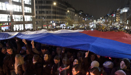 FOTO: Úmrtí Václava Havela, Václavské náměstí