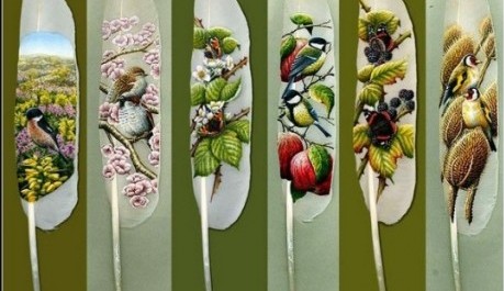 FOTO: Ian Davey - Obrazy na labutím peří