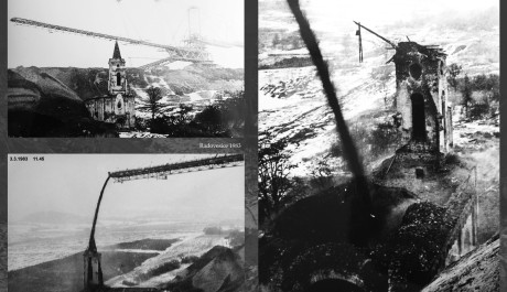 Likvidace kostela v Radovesic&iacute;ch