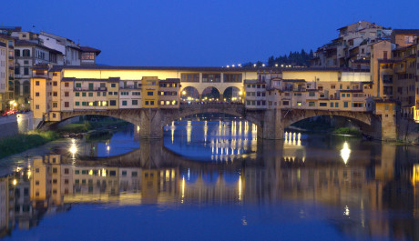 FOTO: Most Ponte Vecchio v italské Florencii
