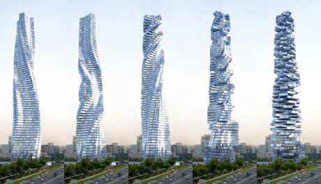 FOTO: Točící se mrakodrap