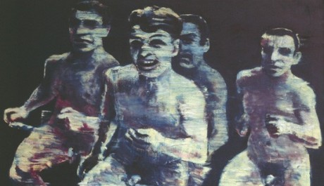 OBR: Obraz Jiřího Načeradského "Běžci"