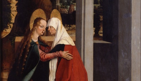 OBR: Mistr litoměřického oltáře - Navštívení Panny Marie, (1500-1505)