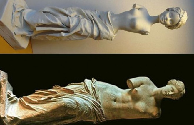 OBR: Barbie jako Venuše Milétská