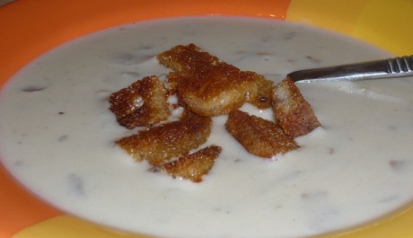 FOTO: Žampionová polévka