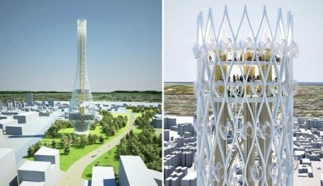 OBR: Na vrcholku věže m&aacute; b&yacute;t i vyhl&iacute;dkov&aacute; plo&scaron;ina