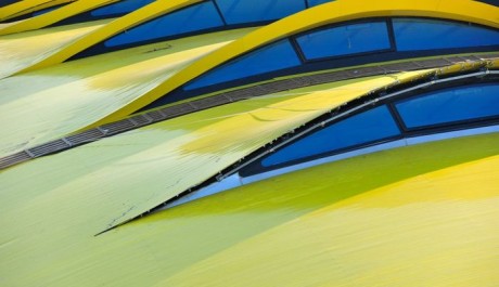 FOTO: Střecha nového muzea od architekta Jana Kaplického v Modeně.