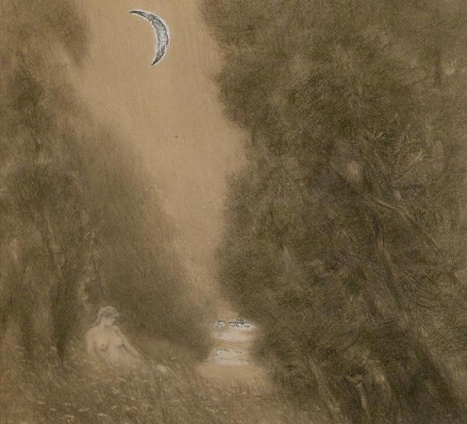 OBR: Mdlý večer, měsíc stonavý