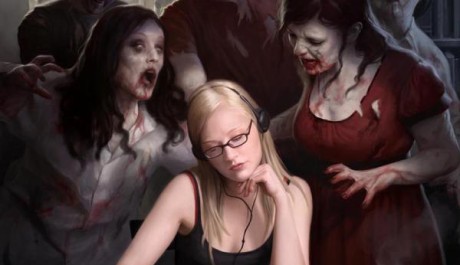 foto: malba ze zombie kalendáře Jamese Rymana