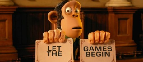 FOTO: Opice a jej&iacute; cedule z filmu Pir&aacute;ti