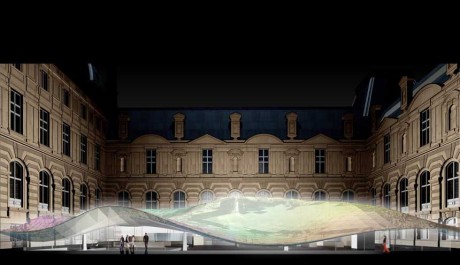 Vizualizace Cour Visconti, Louvre