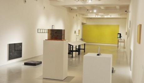 Pohled do výstavy Membra disjecta pro Johna Cage