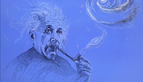 OBR.: Einstein (modrá)