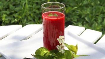 jahodové smoothie