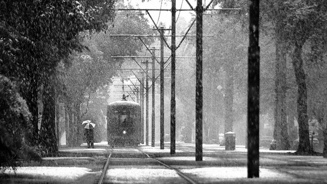 FOTO: Sníh v New Orleans