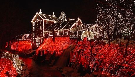 FOTO: Vánoční výzdoba v Severní Americe.