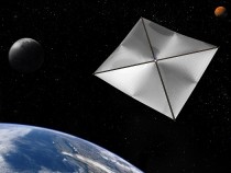 Solární plachetnice Zdroj: NASA