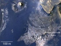 Kráter McLaughlin na Marsu Zdroj: NASA/JPL