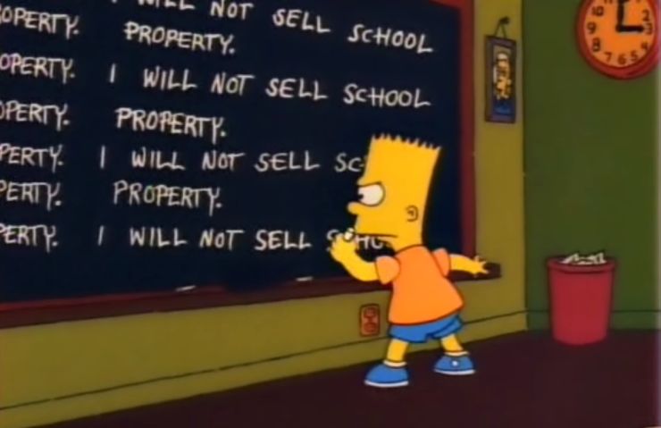 FOTO: Postava Barta ze Simpsonových