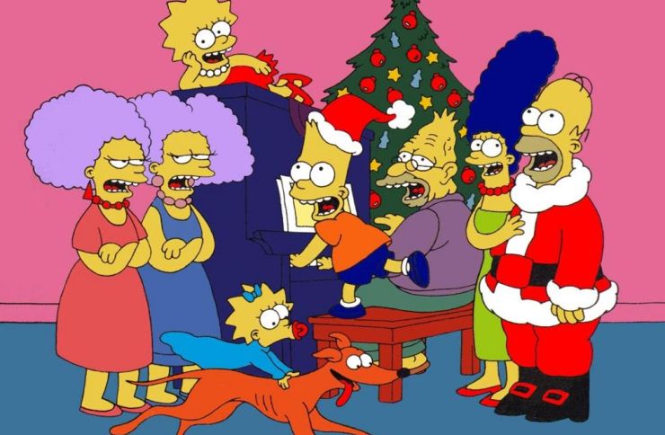 FOTO: Simpsonovi slaví Vánoce